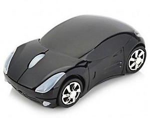 Smart Tech MCS Black Car Shaped Wireless Optical Mouse Gaming Mouse