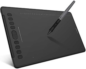 HUION Inspiroy H1161 Digital Graphics Drawing Pen Tablet (11 x 6.8 inches Area,8192 Levels of Pressure Sensitivity, Passive Battery-Free Stylus, White) price in India.
