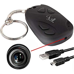 Spy Mission Spy Camera Portable Mini Keychain Video Audio Recorder,2021 New Version HD Series-4 Hidden Recording Device Small Security Camera for Indoor and Outdoor,SD Card Support max 32GB price in India.