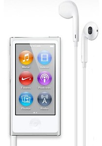 Apple iPod Nano 16GB 7th Generation - SILVER Color - 1 Year Apple India Warranty price in India.