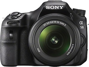 Sony Alpha A58K 20.1MP Digital SLR Camera with 18-55mm Lens (SLT-A58K) price in India.