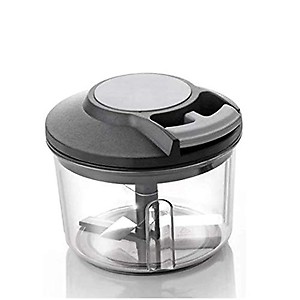 CLVJ Quick Vegetable Chopper, Cutter Set for Kitchen, Stainless Steel Blade, Chopper for Kitchen (650ml (1 Pcs)) price in India.