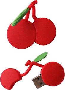 Microware Cherry Shape 16 GB Pen Drive  (Red) price in India.