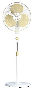 Bajaj Veloce 400 MM Pedestal Fan For Home | Air Freshener Pocket | 100% Copper Motor | High Air Delivery | 2 Yrs Warranty ?Champagne Fizz? price in India.