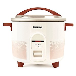 Philips HL1662/00 1L Daily Collection Rice Cooker(White/Red) price in India.