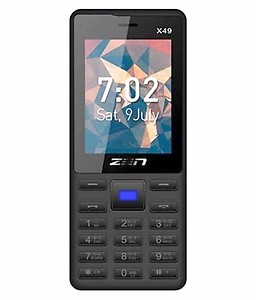 ZEN X49 Dual SIM Feature Phone (Black-Yellow) price in India.