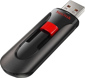 SanDisk Cruzer Glide 128GB USB Pen Drive, black price in India.
