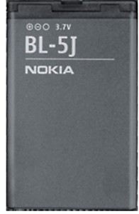 Original Nokia BL-5J Mobile Phone Battery X1-01 5233 5230 X6 5800 N900 C3-00 100 ORIGINAL WITH BILL 3 MONTHS WARRANTY FREE SHIP price in India.