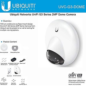 Ubiquiti UniFi Video G3 Flex Indoor/Outdoor PoE Camera (UVC-G3-FLEX) price in India.