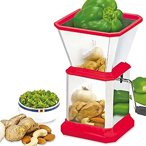 EKANTIK Vegetable Chopper Chilly-N- Dry Fruit Cutter for Deluxe Kitchen Onion Garlic Tomato Ginger Mirchi Vegetable Chopper Cutter (Heavy Product) price in India.