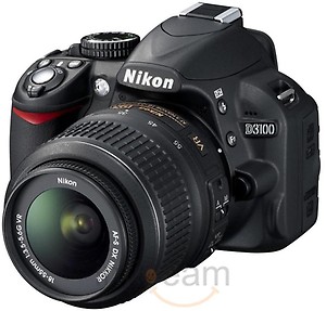 Nikon D3100 DSLR with ( AF-S 18-55mm ) VR Kit Lens price in India.