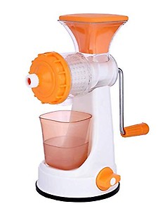 KHODIYAR All Type of Fruit & Vegetable Steel Handle Juicer, Blue(Colour May Vary) (Hand Juicer (Square Cap Without Waist Container) price in India.