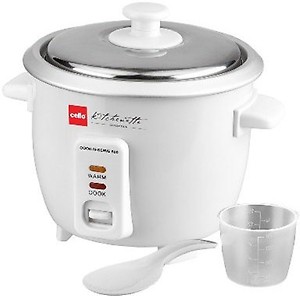 Cello rice cooker Electric Rice Cooker(0. 6 L, White) price in India.