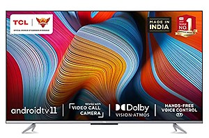 TCL P725 164 cm (65 inch) Ultra HD (4K) LED Smart Android TV with Android 9  (65P725) price in India.