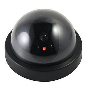 BLAPOXE Realistic Looking Dummy Security CCTV Camera with Flashing Red LED Light for Office and Home price in India.