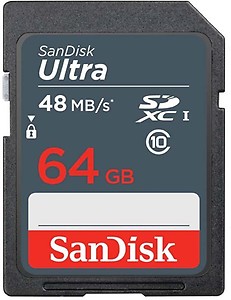 SanDisk 320X Camera 64 GB Ultra SDHC Class 10 100 MB/s Memory Card price in India.