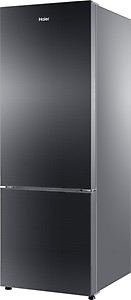 Haier 345 L 3 Star ( 2019 ) Frost Free Double Door Refrigerator(HRB-3654PKG, Black, Bottom Freezer) price in India.