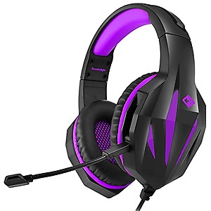 Cosmic Byte Uranus Gaming Headset with Flexible Microphone for PC, PS5, Xbox, Mobiles, Tablets, Laptops (Starling Purple)