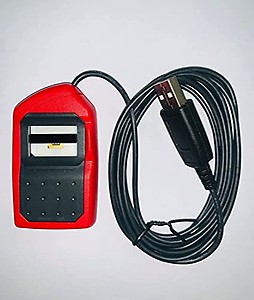 Morpho Safran Mso 1300 E3 Fingerprint Scanner, red and black price in India.