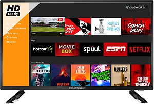 CloudWalker 32SH04X 80 cm (32 Inches) Smart HD Ready LED Cloud TV (Android 7.0 Nougat) price in India.