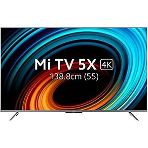 Mi 5X 138.8 cm (55 inch) Ultra HD (4K) LED Smart Android TV with 4K Dolby Vision | HDR10+ |,Dolby Atmos | Vivid Picture Engine 2 with Adaptive Brightness price in India.