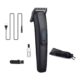 Neel AT-522 Professional Hair Clipper Rechargeable Mens DC Trimmer and Beard ( Black ) price in India.
