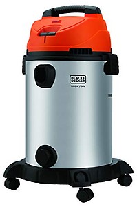 BLACK+DECKER WDBDS30 30-Litre, 1600 Watt, 16 KPa High Suction Wet and Dry Stainless Steel Vacuum Cleaner and Blower with HEPA Filter and Reusable Dustbag (Red) price in India.