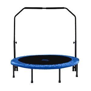 Machrus Upper Bounce Mini 48&quot; Trampoline with Adjustable Bar and Safety Padding for Kids&#x27; and Adults