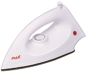 Elvin Xylo Light Weight Electric 750 W 750 W Dry Iron  (Multicolor, White) price in India.