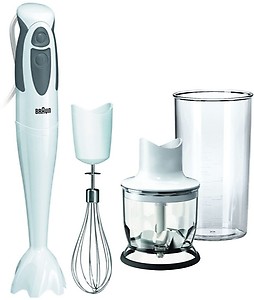 Braun MQ325 Hand Blender with Chopper and Whisk, 550 W (220 Volts - Not For American Voltage) price in India.