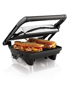 Hamilton Beach Panini Maker with 2 FREE Skewers(1400W), Multipurpose Usage - Sandwich Maker, Griller,Make Pizza, Burger, Grilled Chicken, Tikkas, Wraps, Grill Sandwich Maker, Electric Griller price in India.