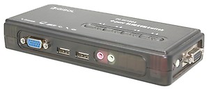 Digisol DG-KU1004 Mini USB KVM Switch with Audio Support, 4 Port price in India.