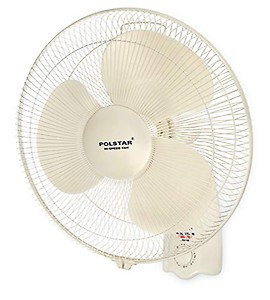 POLSTAR Lehar 400mm High Speed Wall Mount Fan|Oscillating | 100% Copper Motor| 3-Speed Control | Durable & Long-lasting | Strong and Reliable | 2 Year Manufacturer Warranty (Black) price in India.