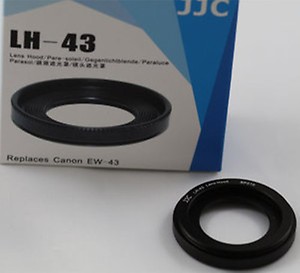 JJC LH-43 Lens Hood  (Black) price in .