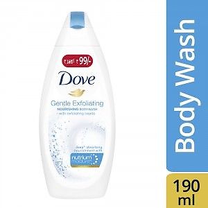 Dove Gentle Exfoliating Body Wash (Rs. 61/- Off) + Free Loofah