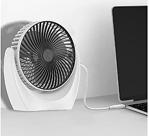 Whixant Powerful Rechargeable Table Fan with LED Light, Table Fan for Home, Table Fans, Table Fan for Office Desk, Table Fan High Speed, Table Fan For Kitchen (Multicolor) price in India.