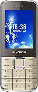 Nikcron N289 (Gold) with 1 Year Warranty price in India.