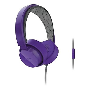 Philips CitiScape (SHL5205PP/10) Over Ear Headphone (Purple) With Mic price in India.