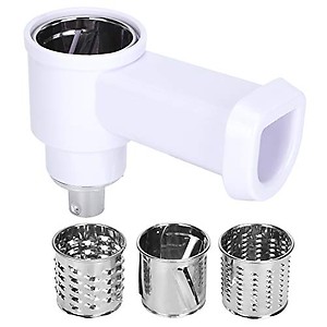 Food Mixer Parts, Potato Cutter Stainless Steel Kitchen Supplies Meat Grinder Parts with Three Specifications of Blade for Food price in India.