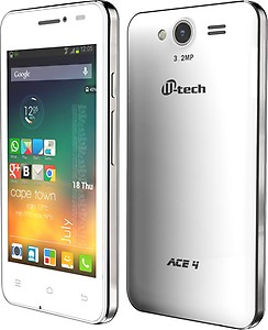 Mtech Ace-2 Orange 3G 32Gb,Internal 4Gb Dual Camera 4 Inch Display Smart Phone With Free Flip And Back Cover price in India.