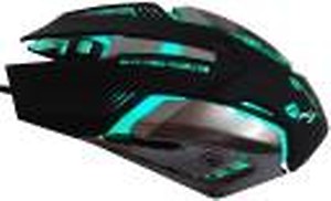 VIBOTON Gaming Mouse, Wired USB 2.0 Optical Mouse, 1600 DPI LED Backlight with 1.5M Nylon Cable for Gamers (Tinji TJ-10) price in India.
