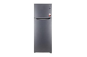 LG 308 litres 2 Star Frost Free Double Door Refrigerator (Dazzle Steel GL-S322SDSY) price in India.