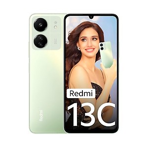 Redmi 13C (Starshine Green,6GB RAM, 128GB Storage) | 90Hz Display | 50MP AI Triple Camera