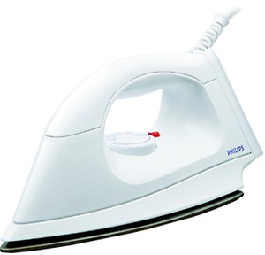 Philips HI113 1000-Watt Plastic Body PTFE Coating Dry Iron price in India.