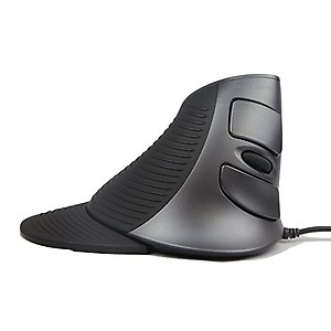 J-Tech Digital [V628P] Wireless Ergonomic Vertical USB Mouse with Adjustable Sensitivity (600/1000/1600 DPI), Scroll Endurance, Removable Palm Rest & Thumb Buttons price in India.