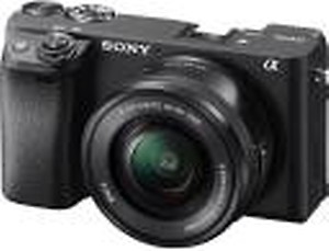 Sony Alpha ILCE-6400L 24.2MP Mirrorless Camera (Black) with 16-50mm Power Zoom Lens (APS-C Sensor, Real-Time Eye Auto Focus, 4K Vlogging Camera, Tiltable LCD, 2X Optical Zoom) with Free Bag - Black price in India.