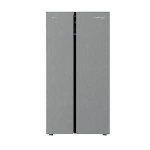 VOLTAS beko 640 Litres Frost Free Side by Side Refrigerator with Neo Frost Dual Cooling (RSB665XPRF, Inox Look) price in India.