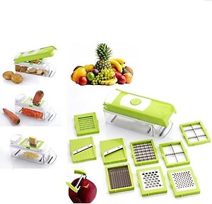 100% ABS Plastic Vegetable and Fruit Cutter and Slicer and Dicer Chopper (with Unbreakable Quality price in India.
