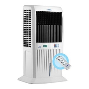 Symphony Storm 70i Desert Air Cooler For Home with 3-Side Honeycomb Pads, Powerful Blower, i-Pure Technology and LCD Control Panel (70L, Grey) price in .