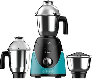 Crompton Ameo 750-Watt Mixer Grinder with MaxiGrind and Motor Vent-X Technology (3 Stainless Steel Jars, Black & Green) price in India.